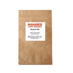 Vzorek: Manaresi Oro, zrnková káva 50g