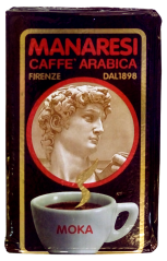 Manaresi Italian Espresso Moka 250g vacuum packed ground coffee