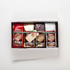 Dárkové balení italské zrnkové kávy Manaresi 4x 250g